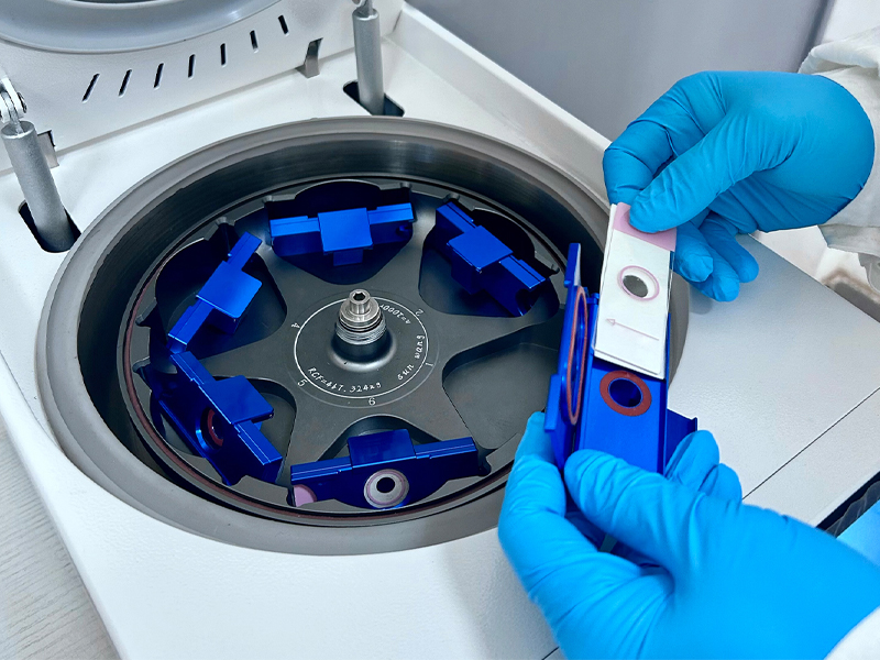The WTP-2 cytology centrifuge is easy to operate The WTP-2 cytology centrifuge is easy to operate