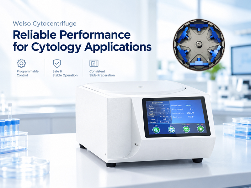 The Welso cytocentrifuge is a trusted choice The Welso cytocentrifuge is a trusted choice